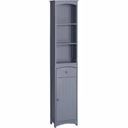 Description : Grâce à ses dimensions peu encombrantes, cette étagère gain de place pour toilette s'intègre facilement dans de ...