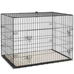 Pawhut - Cage caisse de transport pliable pour chien 91 x 62 x 68 cm avec coussin