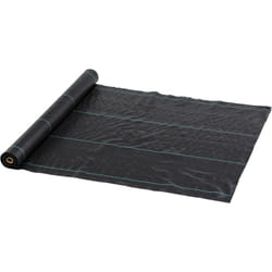 Outsunny - Toile de paillage anti mauvaises herbes indéchirable perméable anti uv - 100 x 1 m - pp haute densité 60 g/m²noir vert