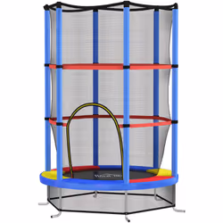 Ce magnifique trampoline de jardin pour enfants avec filet de sécurité permettra à vos enfants dès 3 ans de s'amuser et de se ...