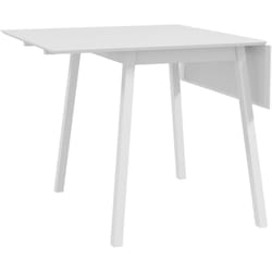 Homcom - Table à manger pliante un abattant - 3,4 personnes - bois de pin blanc