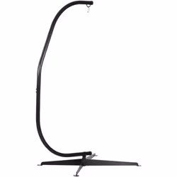 Rêvez d'une chaise hamac sans espace pour l'accrocher ? Le support de fauteuil suspendu métallique Outsunny, résistant à tout ...