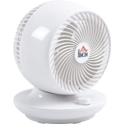 Homcom - Ventilateur de table 45W 3 vitesses oscillant 70° inclinable 90° blanc