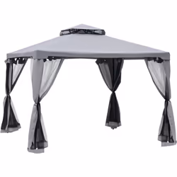 Cette magnifique tonnelle style colonial pourrait vous offrir de l'ombre ou vous le souhaitez ! C'est est un barnum de jardin ...