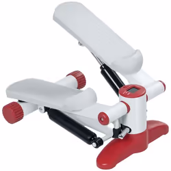 Mini stepper - SPORTNOW - avec moniteur LCD - pédales surdimensionnées antidérapantes - pour lexercice à la maison - gris