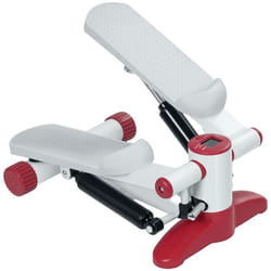 Mini stepper - SPORTNOW - avec moniteur LCD - pédales surdimensionnées antidérapantes - pour lexercice à la maison - gris