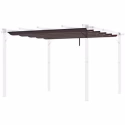 Redonner vie à votre pergola rétractable est facile grâce à cette toile de rechange. Fabriquée en polyester haute densité imp ...
