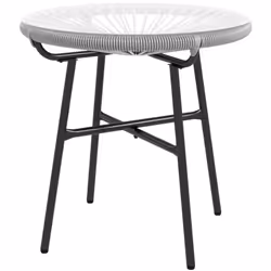 Donnez à vos espaces extérieurs une touche chic avec cette table basse de jardin Outsunny. Dotée d'un élégant plateau en verr ...