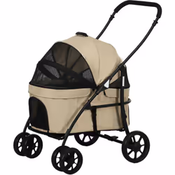 Cette superbe poussette est conçue pour votre animal de compagnie afin de faciliter vos déplacements : promenade, course, etc ...