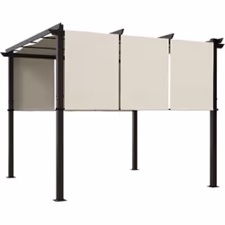 Cette superbe et grande pergola à triple toile rétractable vous permettra de passer d'agréables moments à l'extérieur tout en ...