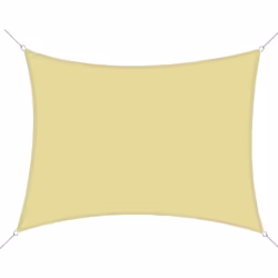 Ce voile d'ombrage rectangulaire dim. 6L x 4l m en polyester imperméabilisé haute densité 160 g/m² vous permettra de vous con ...