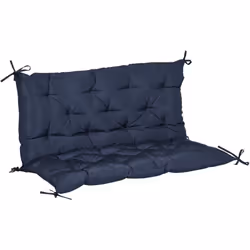 Ce superbe coussin matelas d'assise et dossier vous permettra d'être confortablement installé sur votre banc, balancelle ou e ...