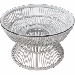 Donnez à vos espaces extérieurs une touche élégante avec cette table basse extérieure de jardin Outsunny. Dotée d'un élégant  ...