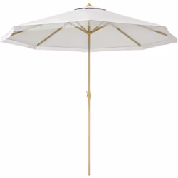 Ce magnifique parasol octogonal inclinable avec franges vous offrira une protection optimale contre le soleil. Vous pourrez p ...