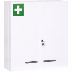 Pour les familles, l'armoire à médicaments de kleankin est essentielle, offrant six niveaux pour organiser les médicaments. U ...