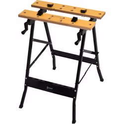 Transformez votre espace avec l'établi pliable de DURHAND : idéal comme chevalet, serre ou table de travail. Facile à déplace ...