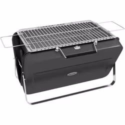 Le mini barbecue au charbon de bois Outsunny est un mini barbecue compact et élégant au design de valise unique. Il est parfa ...