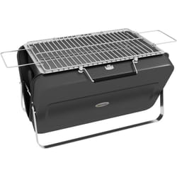Outsunny - Mini barbecue à charbon portable pliable dim. 47L x 30l x 28H cm noir