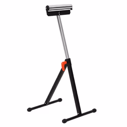 Servante datelier à rouleau pliable - HOMCOM - support avec rouleau hauteur réglable 68 à 110 cm - charge max. 90 kg - noir