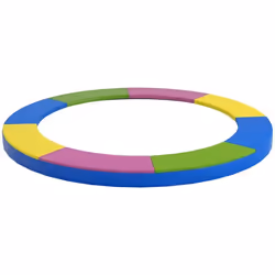 Coussin de protection trampoline 305cm - SPORTNOW - cordon élastique - résistant aux intempéries et UV anti-déchirure - multi ...