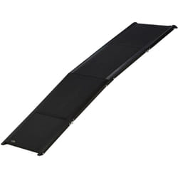 Pawhut - Rampe pliable pour chien surface antidérapante dim. 158 x 43,5 cm alliage d'aluminium noir