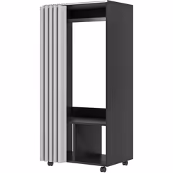 Découvrez le charme de la simplicité avec la penderie HOMCOM. Ce portant élégant dispose d'une surface supérieure et d'une zo ...