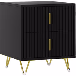 Ajoutez une touche pratique et esthétique à votre chambre avec cette jolie table de nuit. Dotée d'un design élégant et foncti ...