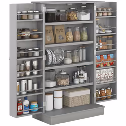 Amateur de cuisine et espace restreint ? Transformez votre cuisine avec le meuble pour cuisine de rangement HOMCOM : étagère ...