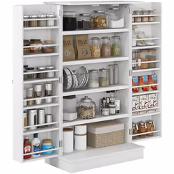 Amateur de cuisine et espace restreint ? Transformez votre cuisine avec le meuble pour cuisine de rangement HOMCOM : étagère  ...
