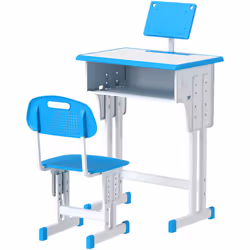 Émerveillez vos enfants et installez ce magnifique ensemble bureau et chaise dans leur chambre. Réglable en hauteur (bureau e ...