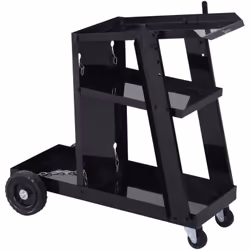 Optimisez l'organisation de vos outils avec le chariot de soudage DURHAND, muni de quatre roues pour un déplacement aisé et t ...