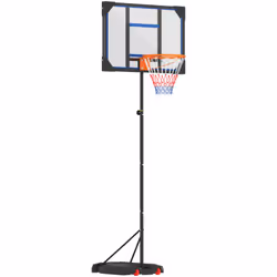 Optimisez le jeu avec le panier de basket exterieur AIYAPLAY, ajustable de 210 à 260 cm, adapté dès 6 ans. Base stable suppor ...