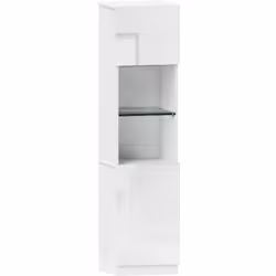 Illuminez votre intérieur avec l'étagère de rangement HOMCOM : compartiments hauts et bas, étagère ouverte ajustable sur troi ...