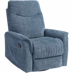 Transformez votre salon avec le fauteuil inclinable HOMCOM, offrant une inclinaison manuelle de 135° et un repose-pieds rétra ...