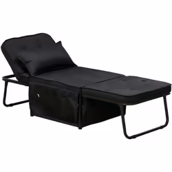 Ce fauteuil chaise longue lit pouf 4 en 1 vous permettra d'être confortablement installé en toute circonstance ! En effet, vo ...