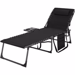 Découvrez le confort avec ce bain de soleil pliable Outsunny. Ajustez le dossier sur 5 angles. Structure en acier revêtu de p ...