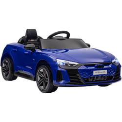 Homcom - Véhicule électrique enfant Audi rs e-tron gt v. max. 5 Km/h télécommande effets sonores + lumineux bleu indigo
