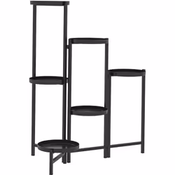 Explorez le support de plantes Outsunny, robuste et élégant, pour l'intérieur ou l'extérieur. Sa structure métallique résiste ...