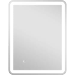 Miroir lumineux led salle de bain 70 x 90 cm lumière réglable 3 couleurs fonction anti-buée et mémoire