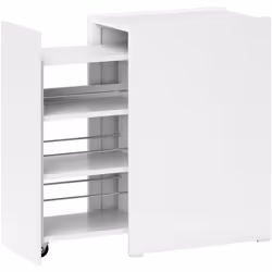Explorez l'élégance avec l'armoire de salle de bain de rangement HOMCOM : trois tiroirs coulissants pour un accès rapide, des ...