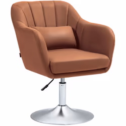 Cette jolie chaise pivotante à 360° allie simplicité et modernité. C'est la chaise chic et confortable qu'il vous faut pour s ...