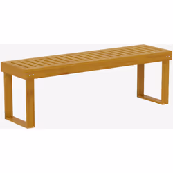 Savourez le plein air avec le banc de jardin Outsunny pour 2, en pin, idéal toute l'année. Surface vernie facile à nettoyer,  ...