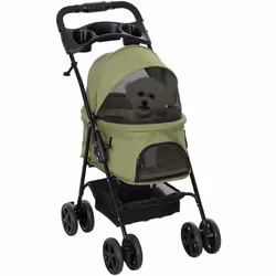Cette superbe poussette buggy est conçue pour votre animal de compagnie afin de faciliter vos déplacements : promenade, cours ...