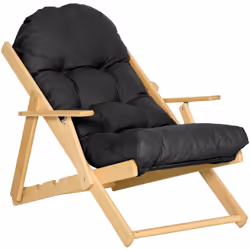 Asseyez-vous confortablement dans notre fauteuil au style naturel et authentique. Ce fauteuil inclinable pliant se distingue ...