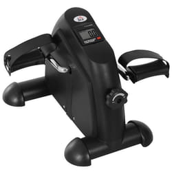 Mini vélo dappartement - HOMCOM - pour jambes bras - avec écran LCD - résistance réglable - 35 x 40 x 31 cm - noir