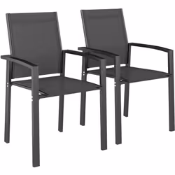 Rehaussez votre jardin, terrasse ou balcon avec l'ensemble de chaises d'extérieur Outsunny. En aluminium léger et textilène a ...