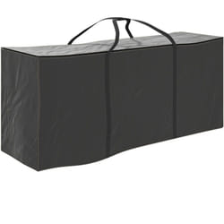 Outsunny - Sac de rangement étanche pour coussins d'extérieur housse impreméable pour coussins de jardin avec poignées noir