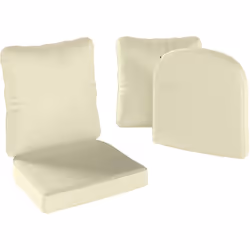 Redonnez vie à vos sièges de jardin avec les coussin de chaise Outsunny, comprenant deux coussins d'assise et de dossier en r ...