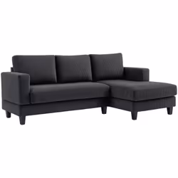 Sublimez votre espace de vie avec ce canapé d'angle HOMCOM, un canapé polyvalent qui s'adapte à votre configuration. Profitez ...