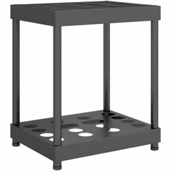 Découvrez le porte-outils de jardin Outsunny, parfait pour organiser 16 outils, des râteaux aux balais. Fabriqué en métal ant ...